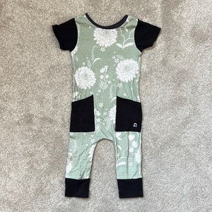 Rags to Raches short sleeve pocket romper